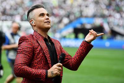 Fox zegt sorry voor middelvinger Robbie Williams