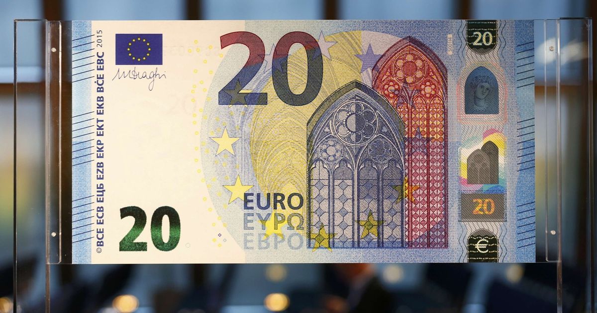 Zo ziet het nieuwe biljet van 20 euro eruit Economie Geld HLN