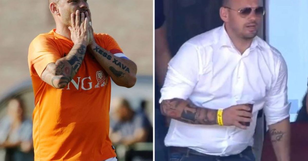 Wesley Sneijder slachtoffer van 'fatshaming' na ...