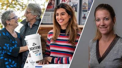 Vrijgezel Marjon Moed en schipbreukelingen Jan en Alie te gast in De Ochtend Show to go