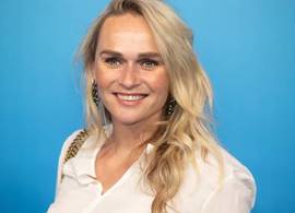 Voormalig topschaatsster Irene Schouten verwelkomt haar eerste kindje