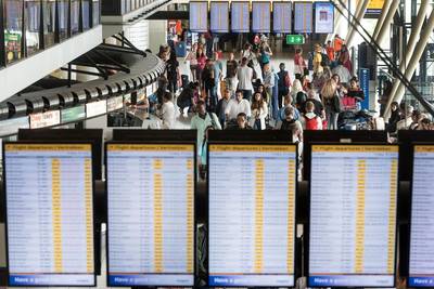 Juli was drukste maand ooit op Schiphol