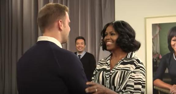 Michelle Obama verrast fans bij Jimmy Fallon