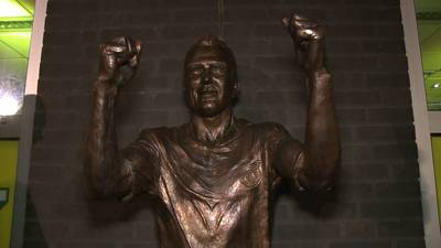 Standbeeld voor Ricksen bij Fortuna: 'Hij blijft doorvechten'