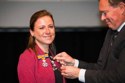 Koninklijke onderscheiding voor Van Vleuten