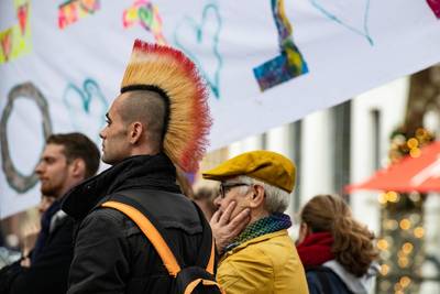 Rechts blijft thuis, demonstratie extreem-links ‘80 jaar na Kristallnacht’ verloopt rustig
