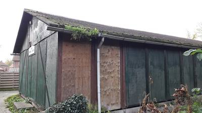 Clubgebouw Semper Avanti weg, welkom buurttuin Wageningen