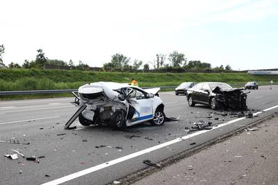 Persoon bekneld bij ernstig ongeval op A2 bij Beesd, weg weer vrij