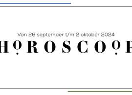 Dit staat jou van 26 september tot en met 2 oktober te wachten!