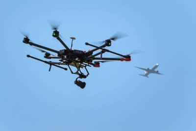 In 2017 zes bijna-botsingen vliegtuigen en drones