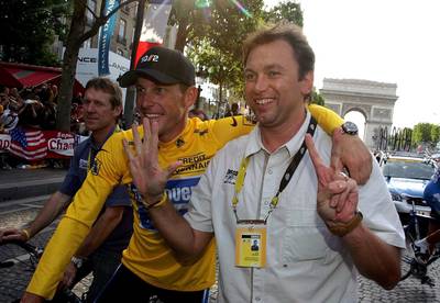 Oud-ploegleider Bruyneel levenslang geschorst door CAS