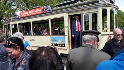 Prinses Margriet opent expo over emigratiegolf naar Canada