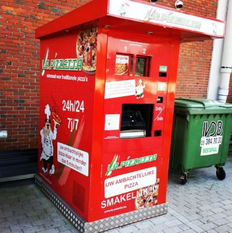 Deze pizzaautomaat in Mechelen maakt je eten op drie minuten