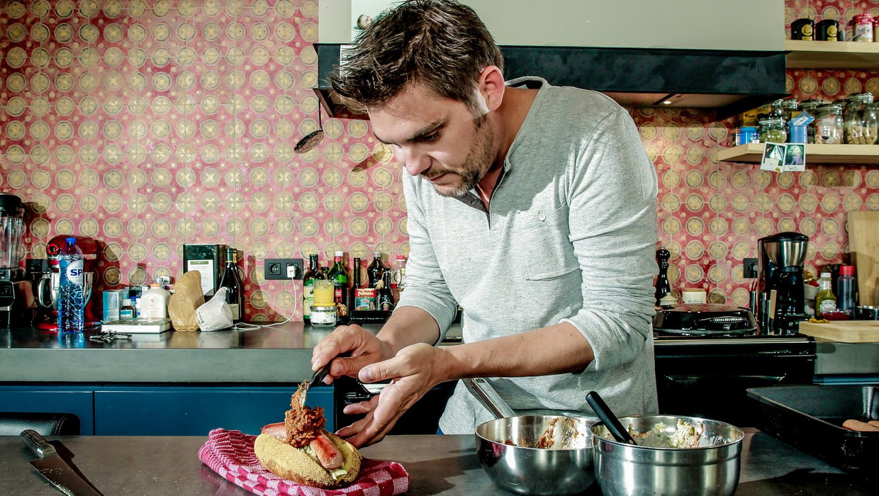 Hier is ze dan de nieuwe keuken van Jeroen Meus De