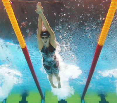Ledecky ongenaakbaar op 1500 meter vrij