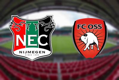 LIVE: NEC probeert door verdediging FC Oss te breken