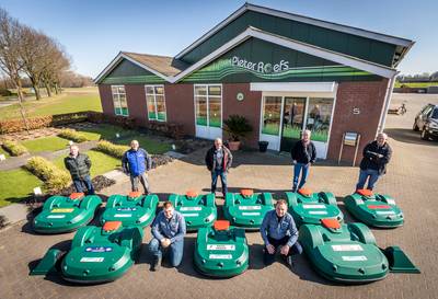 Maairobots op sportvelden in Cranendonck en Heeze-Leende