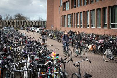 De fiets is hét vervoermiddel naar de Campus in Wageningen