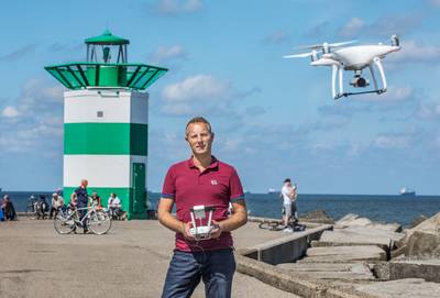 'Drone verliest het van de meeuw'