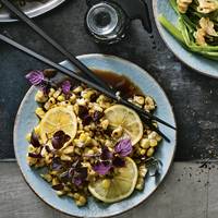 Heerlijk Japans bijgerecht: maïs met ponzu