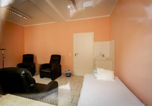 Behandelkamer van de kliniek.