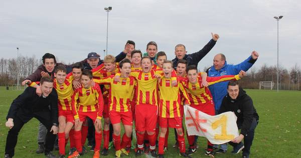 Samenvoeging voetbaljeugd Megen en Haren levert 3 kampioenen op