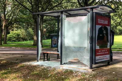 Ruiten gesneuveld van bushokje in Ellecom