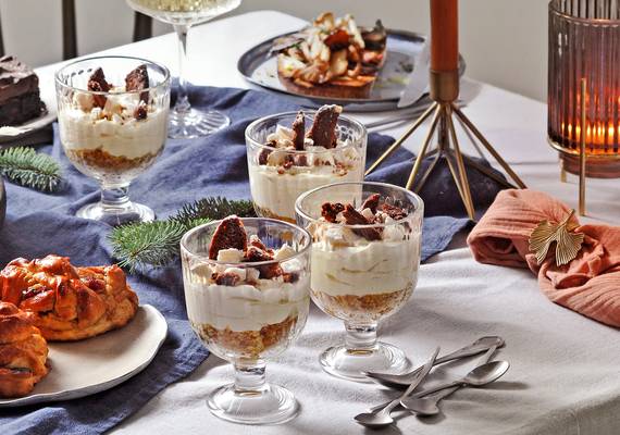 Altijd goed: mini-cheesecakes met koekjesbodem 