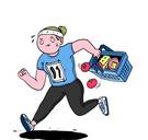 De meest rechtse rij is blijkbaar de snelste, kies steeds voor die met het minste volk