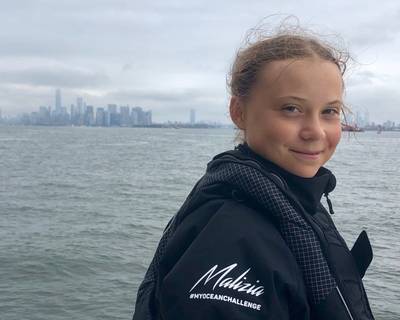 Greta Thunberg est arrivée en star à New York