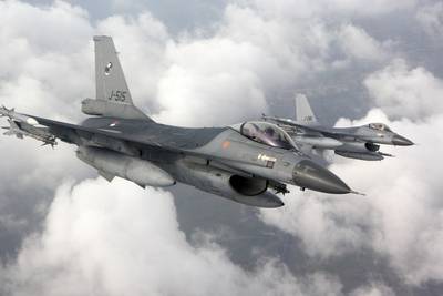 F-16's van Volkel met spoed naar Zeeland vanwege dreigende situatie