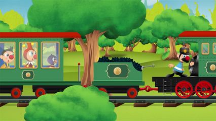 7. Op de Stoomtrein