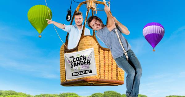 Coen & Sander eindigen ballontocht vanuit Colmschate in Nieuw Heeten