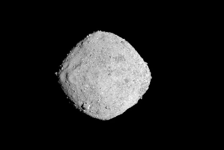 De asteroïde Bennu. 