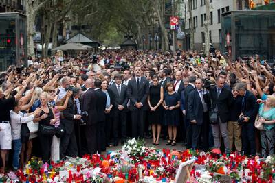 Koning Felipe: We zijn niet bang en zullen dat ook nooit worden