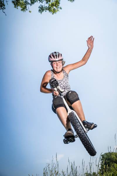 Nederlandse Lisanne (19) is wereldkampioen eenwieleren