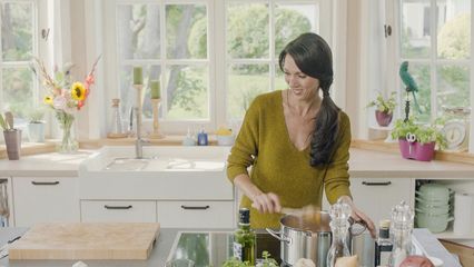 17. Zoete puntpaprika's & wortelsoep met frisse toets