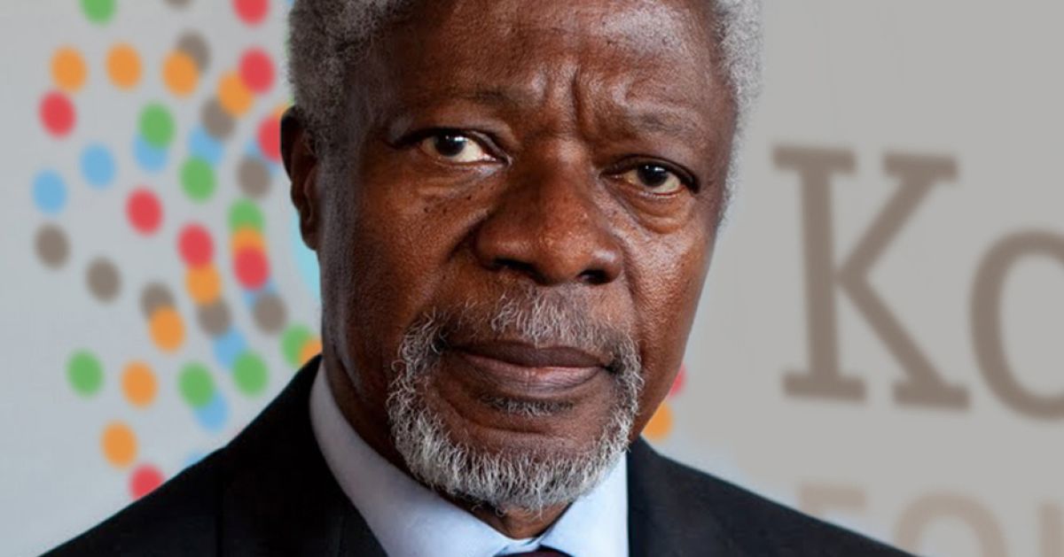 Kofi Annan: "De globalisering zet de democratie onder druk" - De Morgen