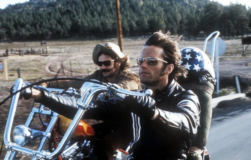 Peter Fonda en Dennis Hopper in Easy Rider