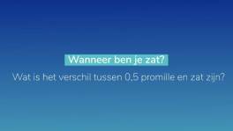 Wat is het verschil tussen 0,5 promille en zat zijn?