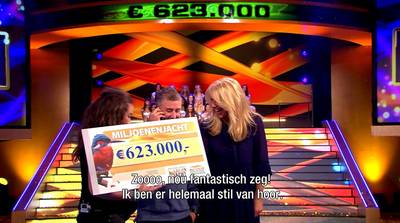 Miljoenenjacht-winnaar Arno belt live zijn ouders om hen zijn prijs te schenken