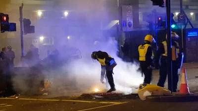 Onrust in de straten van Londen tijdens protestactie