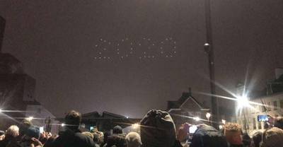 Le spectacle de drones qui devait remplacer le feu d'artifice à Bruges gâché