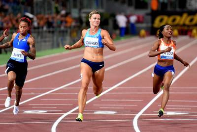 Schippers als enige onder 11 seconden in Rome