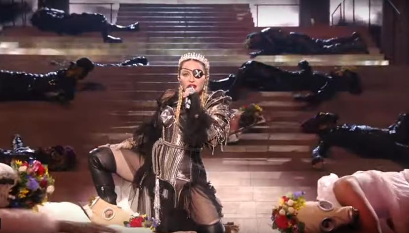 Vernietigende reacties op Madonna’s Eurovisie-optreden
