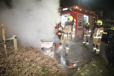 Brandweer ook in Velp druk met blussen brandjes