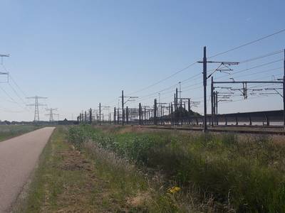 Paarden ontsnappen en lopen spoor van Betuweroute bij Valburg op