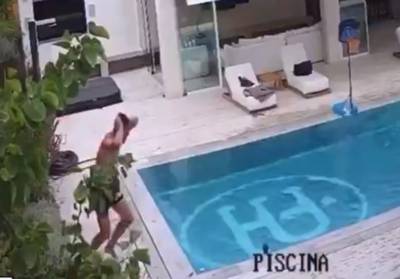 L’incroyable prouesse réalisée par Thibaut Courtois au bord de sa piscine