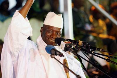 Ex-president Gambia stal 322 miljoen uit staatskas