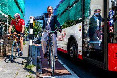 Statenlid Erwin Kamp droomt van een snelfietspad met technische snufjes